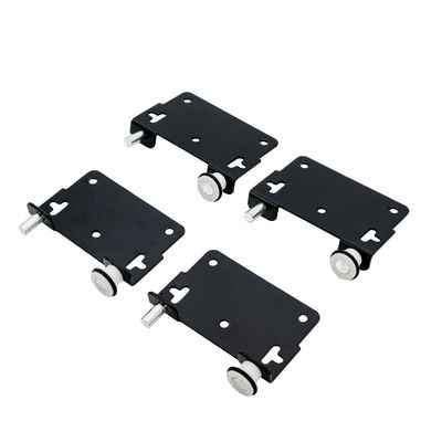 Longue durée de vie de la porte coulissante en aluminium et roues pour le montage du matériel de garde-robe moderne