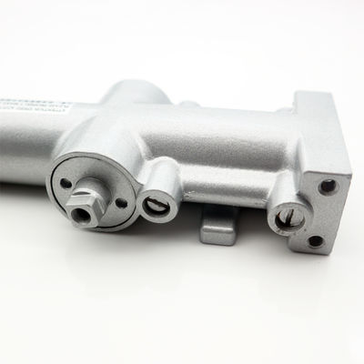 Fermeture de porte coulissante hydraulique en argent pour porte d'incendie moderne dans un style de design moderne