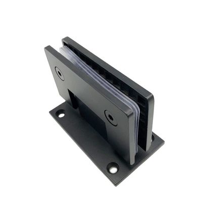 304 en acier inoxydable mat noir 90 degrés charnière de porte de douche pour l'apparence carrée style