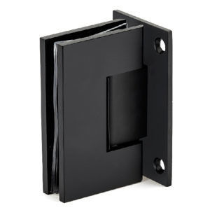 304 en acier inoxydable mat noir 90 degrés charnière de porte de douche pour l'apparence carrée style