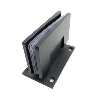 304 en acier inoxydable mat noir 90 degrés charnière de porte de douche pour l'apparence carrée style