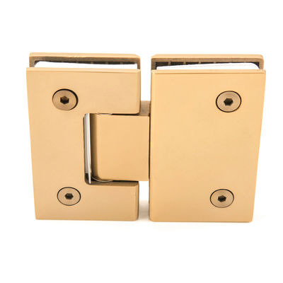 La charnière de douche en or rose de design moderne pour porte de douche en verre bipliée Cerniere Box Doccia