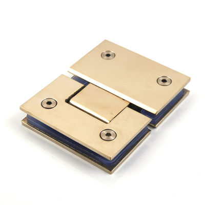 La charnière de douche en or rose de design moderne pour porte de douche en verre bipliée Cerniere Box Doccia