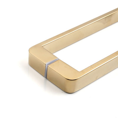 SS 304 poignée de porte en verre pour portes en bois certifiée ISO9001 et fabriquée en atelier