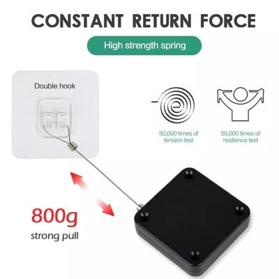 Fermeture automatique de porte avec résistance de verrouillage 100-800 et matériau en acier inoxydable ABS