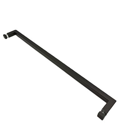 Bonne conception en acier inoxydable304 poignée de porte pour salle de bain portes en verre en noir mat
