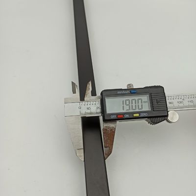 Bonne conception en acier inoxydable304 poignée de porte pour salle de bain portes en verre en noir mat