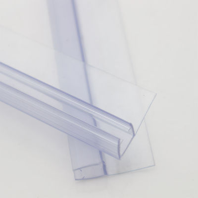bande de fermeture de porte de douche en verre trempé sans cadre de 6 à 12 mm avec joints en PVC imperméables