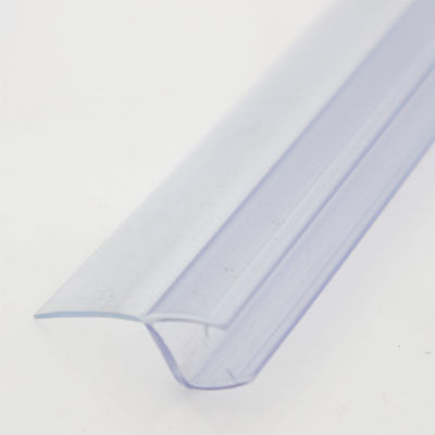 bande de fermeture de porte de douche en verre trempé sans cadre de 6 à 12 mm avec joints en PVC imperméables