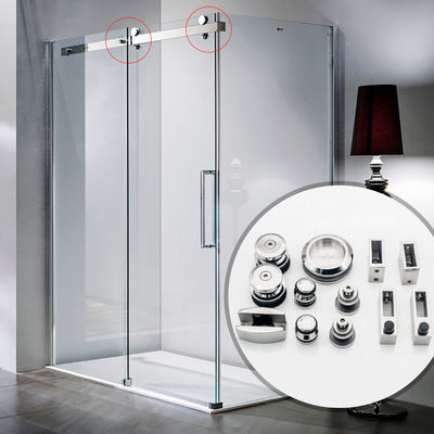 Améliorez la décoration de votre salle de bain avec notre kit de porte coulissante sans cadre en verre