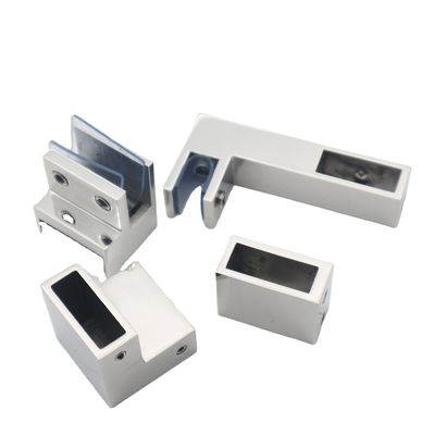 Connecteur à pince sans cadre charnière en verre pour épaisseur de verre 5 mm