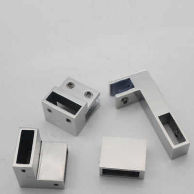 Connecteur à pince sans cadre charnière en verre pour épaisseur de verre 5 mm