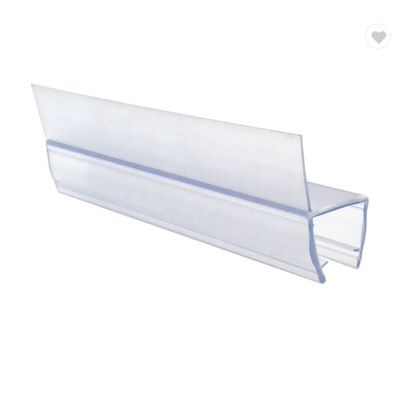 6-12 mm de verre Compatible 180 degrés PVC caoutchouc H canal inférieur de verre douche étanche porte bande