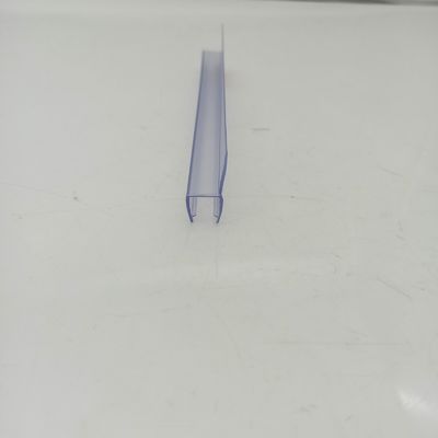 6-12 mm de verre Compatible 180 degrés PVC caoutchouc H canal inférieur de verre douche étanche porte bande