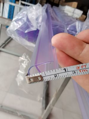 Ascenseur long 6-12 mm Accessoires de salle de bain clairs Douche Porte en verre imperméable à l'eau Météo PVC Strip Seal