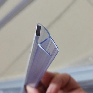 Portes en verre transparent conception étanche à l'eau bande de joint de porte de douche en verre pour 6-12MM