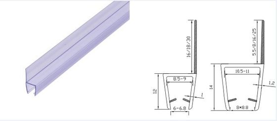 Coupe de douche en silicone pour porte de verre de 120 pouces Prévenir les fuites et arrêter les dommages causés par l'eau