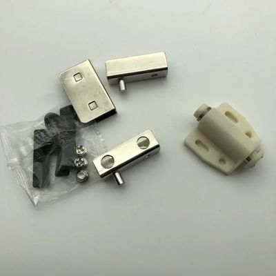 Ensemble de charnières à pivot de porte en verre à fonctionnement lisse avec fermeture à capture magnétique PSS/SSS Finition