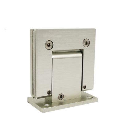 Garniture de douche hydraulique à 90 degrés pour porte de salle de bain normale en verre en aluminium