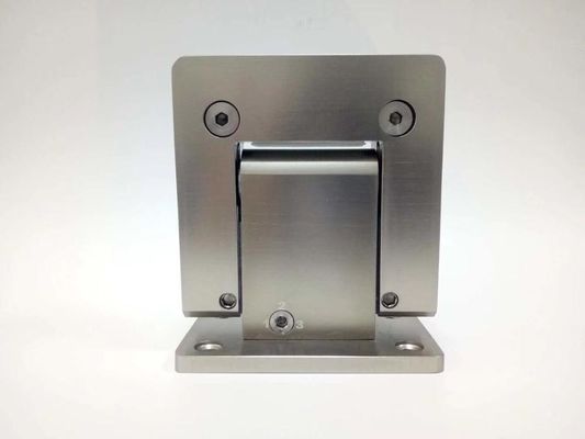 Garniture de douche hydraulique à 90 degrés pour porte de salle de bain normale en verre en aluminium