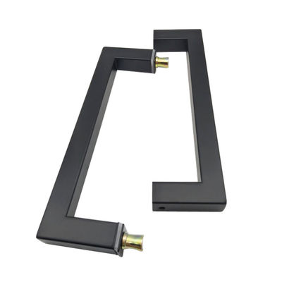 Moderne 8 pouces 200mm H poignée de porte de douche pour porte en verre en SS304 finition polonaise