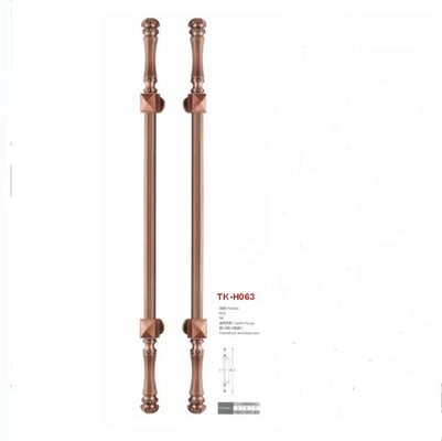 Poignées de porte et de fenêtre pour les hôtels de luxe Entrée Porte antique en cuivre Poignées de tirage