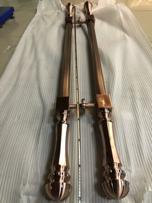 Poignées de porte et de fenêtre pour les hôtels de luxe Entrée Porte antique en cuivre Poignées de tirage