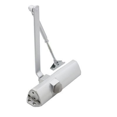 Fermeture de porte à caméra à commande à distance sans fil en argent hydraulique en aluminium pour portes en PVC