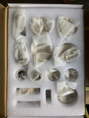 Accessoire de porte coulissante de haute dureté et durable pour porte vitrée simple en or polonais