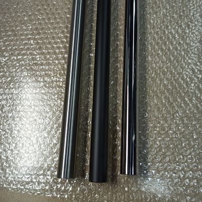 Kit de porte coulissante de style ouvert coulissante avec 304 acier inoxydable 25 * 2.0mm solide barre ronde