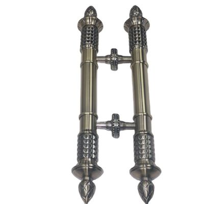 Manche de porte ancienne en alliage de zinc de style européen pour le remplacement de la porte d'hôtel