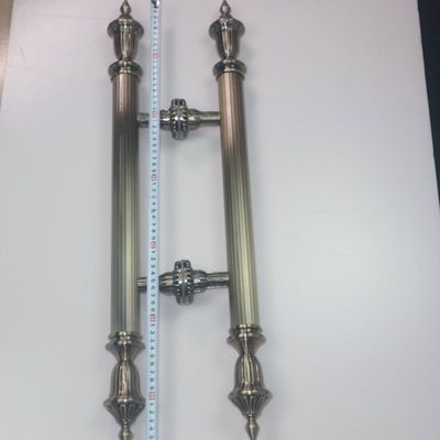 Manche de porte ancienne en alliage de zinc de style européen pour le remplacement de la porte d'hôtel