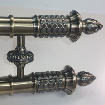 Manche de porte ancienne en alliage de zinc de style européen pour le remplacement de la porte d'hôtel