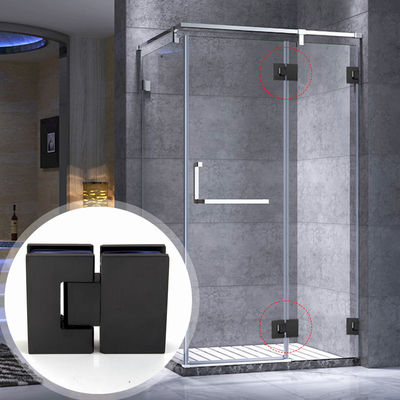 Améliorez votre expérience de douche avec une charnière de porte vitrée à 180 degrés en acier satiné