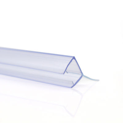 Portes en verre de salle de bains coulissantes en PVC transparentes et étanches