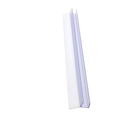 Portes en verre de salle de bains coulissantes en PVC transparentes et étanches