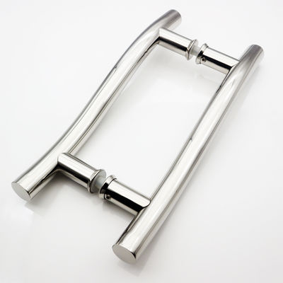 SUS304 Manche de porte en acier inoxydable de type H de verre échantillon 1-3 jours ouvrables Finition SSS/PSS