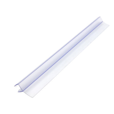 Portes en verre de salle de bains coulissantes en PVC transparentes et étanches