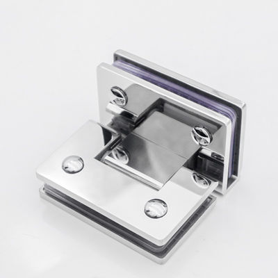 Clampe à charnière en acier inoxydable verre à verre Bisagra Ducha para Vidrio pour verre 8-12 mm