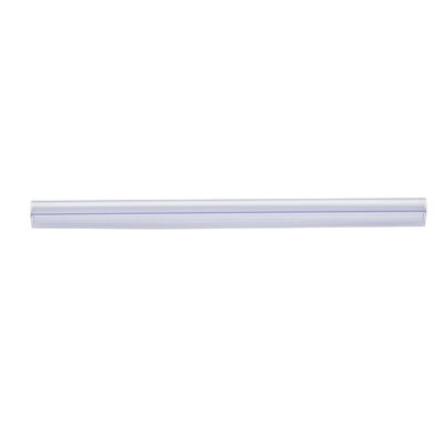 Résistance à l'eau en PVC en forme de D, bande de scellé de porte de douche en verre pour une taille de porte supérieure à 1200 mm