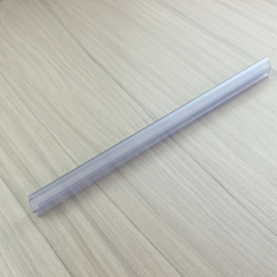 Résistance à l'eau en PVC en forme de D, bande de scellé de porte de douche en verre pour une taille de porte supérieure à 1200 mm