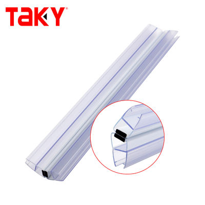 Tape d'étanchéité en PVC imperméable à l'eau pour douche en verre de 6 mm à 10 mm Porte coulissante de style ouvert coulissant