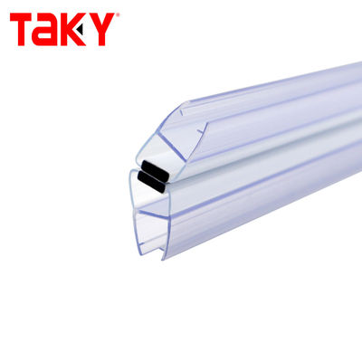 Tape d'étanchéité en PVC imperméable à l'eau pour douche en verre de 6 mm à 10 mm Porte coulissante de style ouvert coulissant