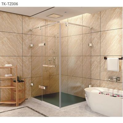 Salle de bains d'hôtel Essentiel Porte coulissante de douche miroir moderne SS304 pour rénovation