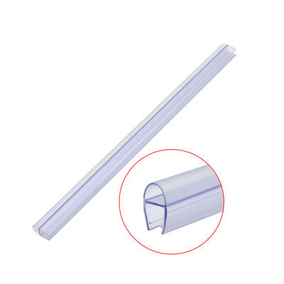 Couleur très claire 6-12 mm Environmental Co-extrudé PVC Sceaux de porte de douche pour porte en verre
