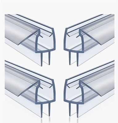 Portes de douche en plastique de 12 mm, co-extrusion en PVC, bande d'étanchéité