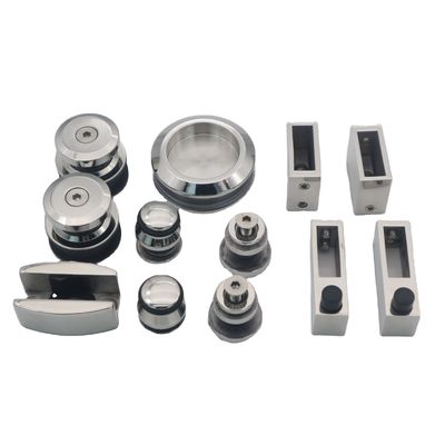Kit de porte double de 6 pieds avec une porte de douche coulissante moderne et un raccordement de matériel ss304 robuste