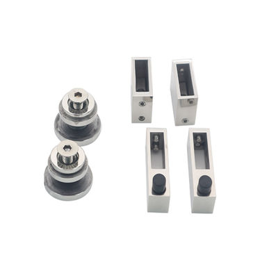Kit de porte double de 6 pieds avec une porte de douche coulissante moderne et un raccordement de matériel ss304 robuste
