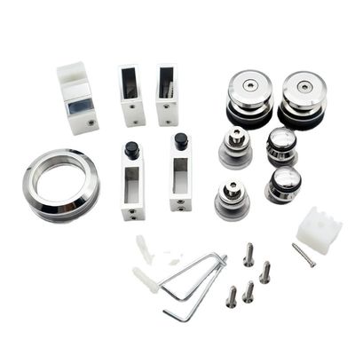 Components de porte coulissante de douche en acier inoxydable 304 pour accessoires de salle de douche de style moderne