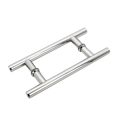 16" porte coulissante en forme de H pour portes à double face chrome
